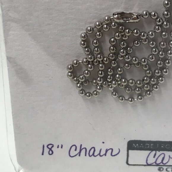 NEW Pendent necklace that says "Cherish" with 2 charms and a 18 inch chain - Picture 4 of 5